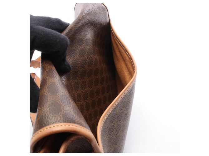 Céline Borsa a Spalla/Borsa a Mano Celine Macadam Marrone - vista 5