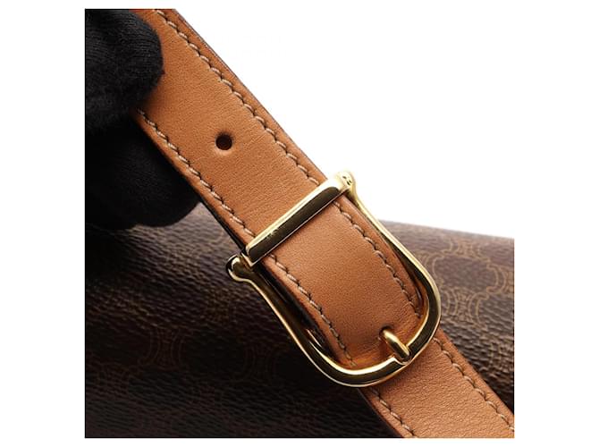 Céline Borsa a Spalla Celine Macadam Marrone Beige - vista 11
