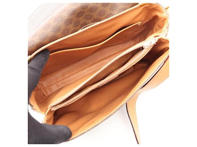 Céline Borsa a Spalla Celine Macadam Marrone Beige - vista 3