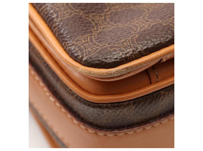 Céline Borsa a Spalla Celine Macadam Marrone Beige - vista 7