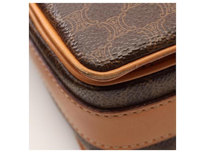 Céline Borsa a Spalla Celine Macadam Marrone Beige - vista 8