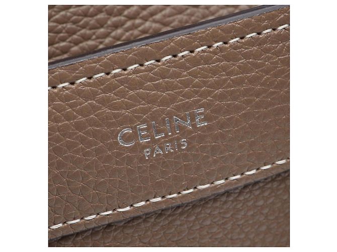Céline Borsa a 2 modi Celine Luggage Nano Shopper Marrone - vista 4
