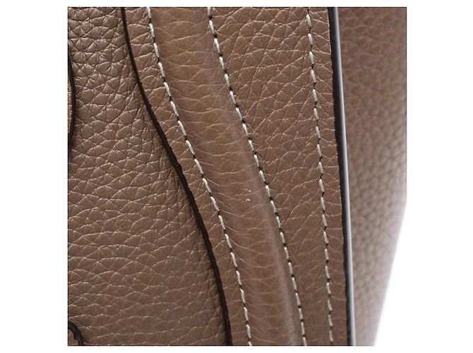 Céline Borsa a 2 modi Celine Luggage Nano Shopper Marrone - vista 5