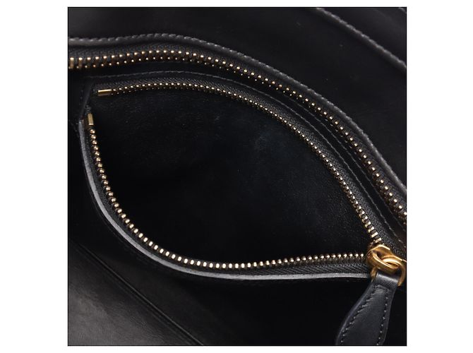 Céline Borsa Tote Celine Luggage Micro Shopper Nero Rosa Beige - vista 5