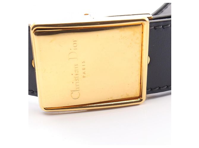 Borsa pochette Christian Dior Dior 30 Montaigne Beige Blu navy - vista 9