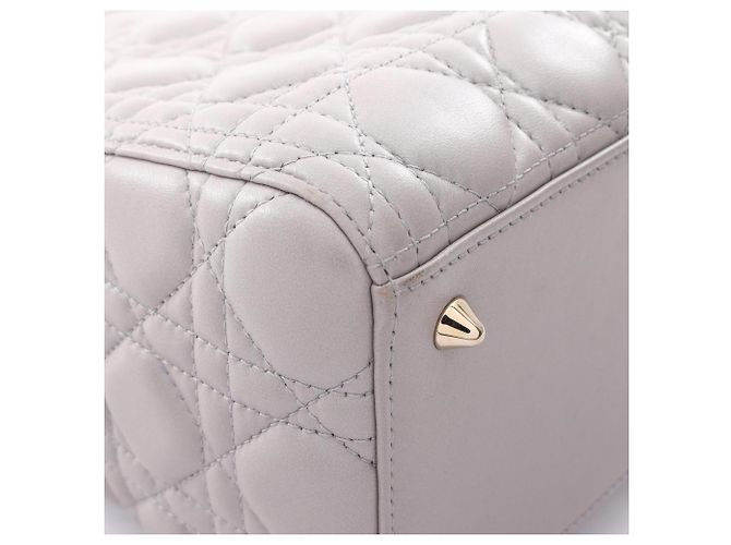 Christian Dior Dior LADY DIOR Cannage Borsa a 2 Vie Marrone - vista 12