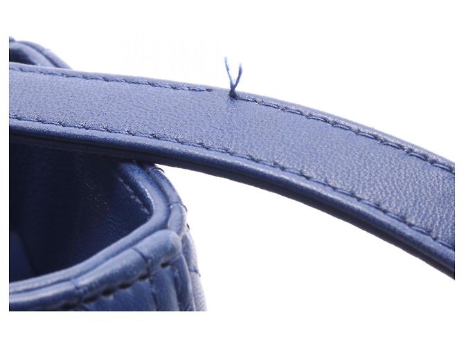 Christian Dior Dior LADY DIOR Cannage Borsa a 2 modi Blu - vista 10
