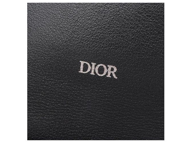 Borsa a tracolla Christian Dior Dior ELITE Oblique Nero Beige Blu navy - vista 5