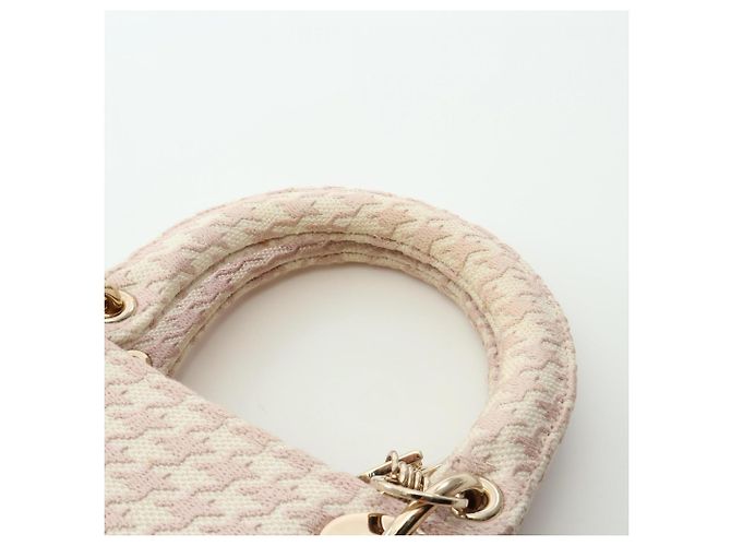 Christian Dior Dior LADY D-LITE Borsa Media Rosa Crudo - vista 5