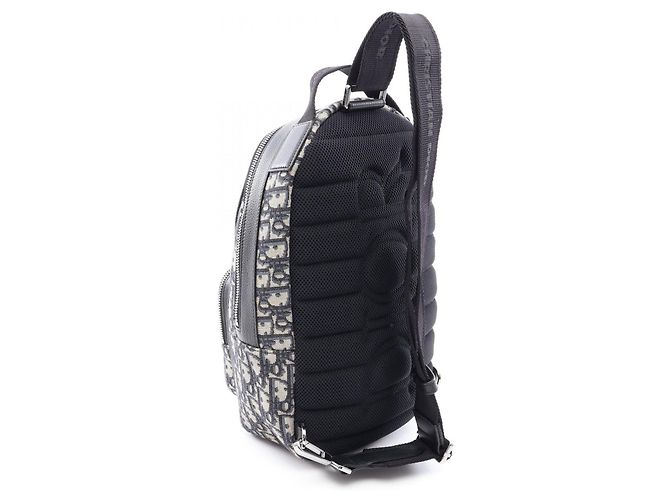 Borsa a tracolla Christian Dior Dior Rider Nero Beige Blu navy - vista 2