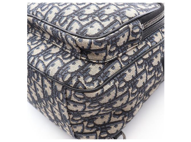 Borsa a tracolla Christian Dior Dior Rider Nero Beige Blu navy - vista 7