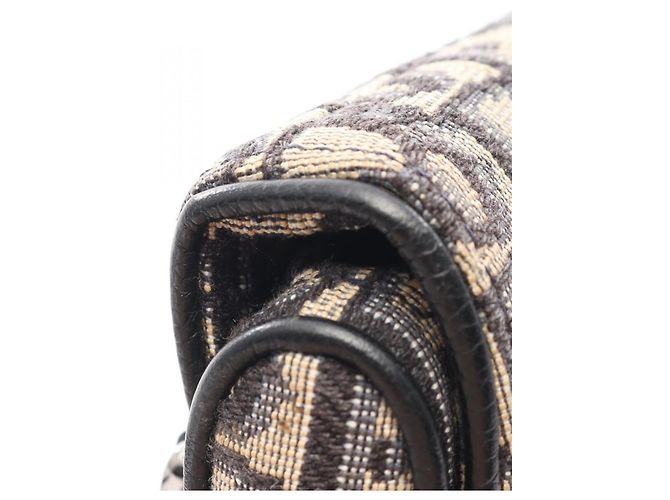 Christian Dior Dior Oblique Saddle Bag Mini Nero Crudo Blu navy - vista 7