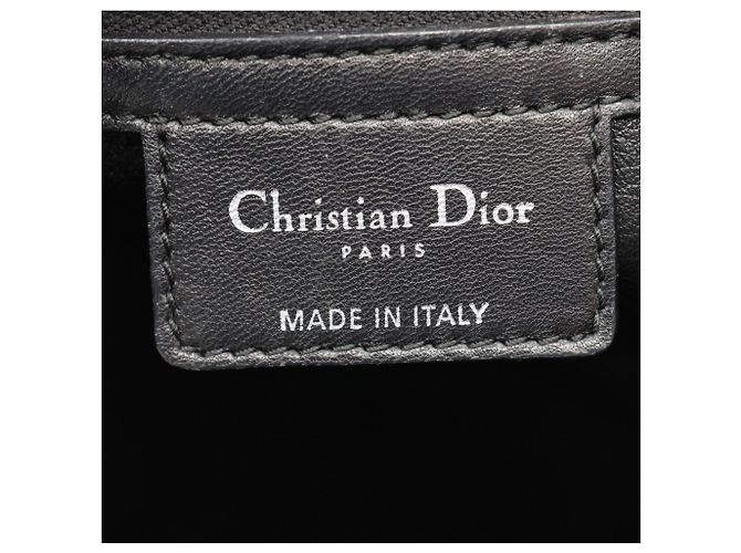 Christian Dior Dior Cannage Tote Bag Black - view 4
