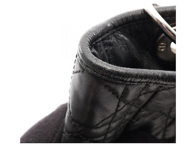 Christian Dior Dior Cannage Tote Bag Black - view 6