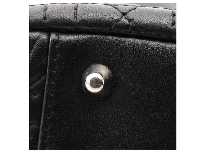 Christian Dior Dior Cannage Tote Bag Black - view 8