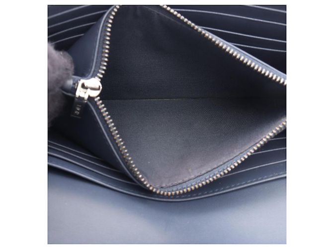 Christian Dior Long Flap Wallet Navy blue - view 5
