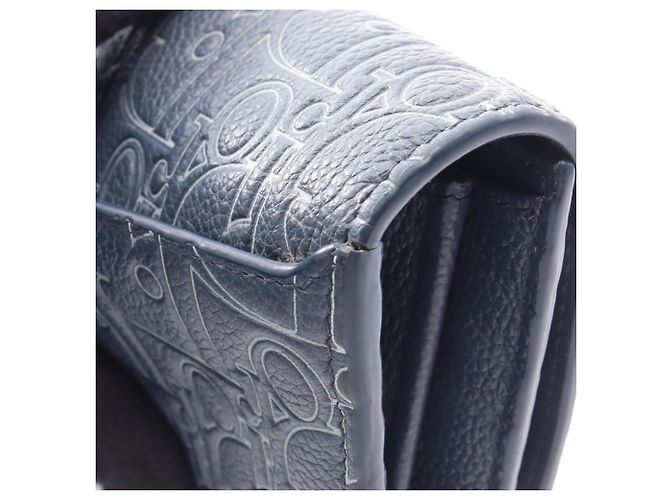 Christian Dior Long Flap Wallet Navy blue - view 9