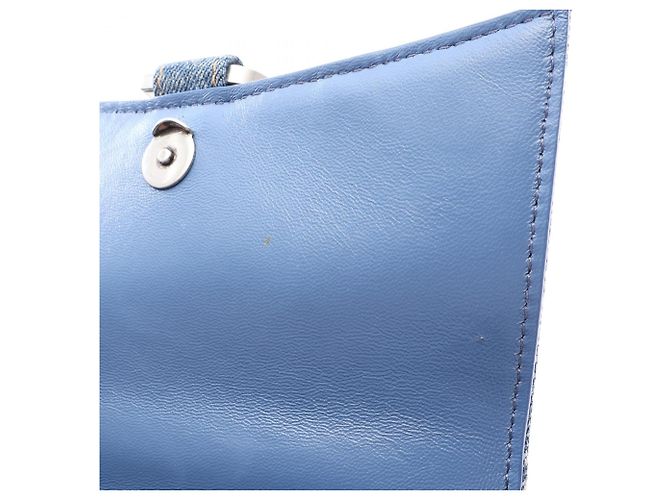 Borsa 2-Way Balenciaga HOURGLASS XS BB Monogram Blu - vista 8