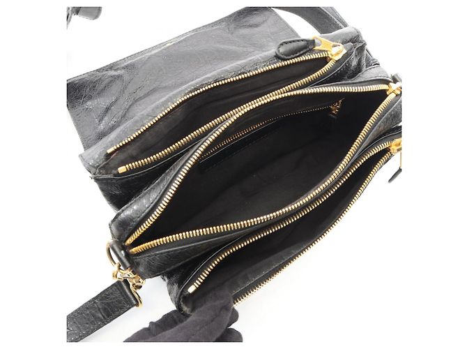 Borsa a tracolla Balenciaga Giant Toolkit Nero - vista 3