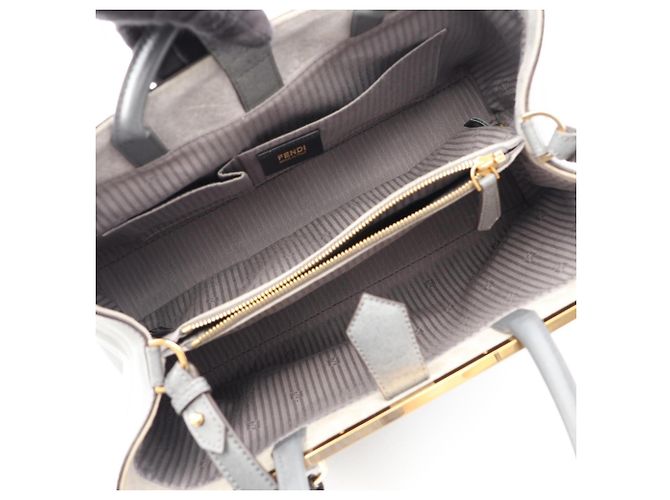 Borsa 2-Way Fendi 2JOURS Marrone - vista 3