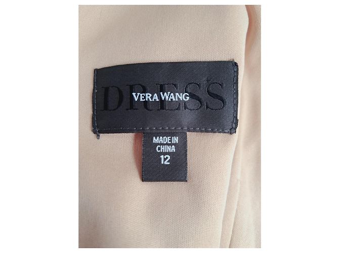 Vera Wang Vestido de Encaje Morado Púrpura - vista 5