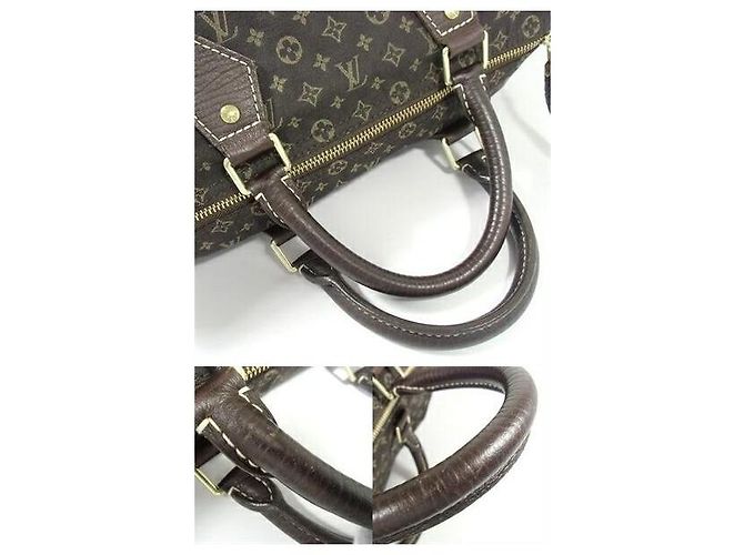 Louis Vuitton Speedy 30 Monogram Mini Lin Handtasche Braun Monogramm - Ansicht 4