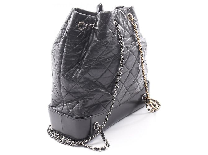 Mochila Chanel Gabrielle de Rucksack Negro - vista 2
