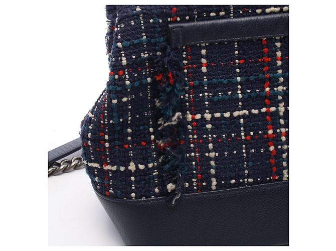 Borsa a Spalla/Borsa a Mano Chanel Airline Multicolore Bordò Blu navy - vista 11