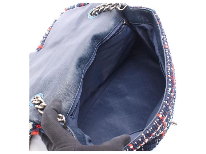 Borsa a Spalla/Borsa a Mano Chanel Airline Multicolore Bordò Blu navy - vista 3