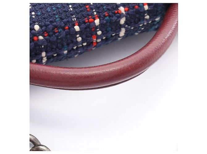 Borsa a Spalla/Borsa a Mano Chanel Airline Multicolore Bordò Blu navy - vista 8