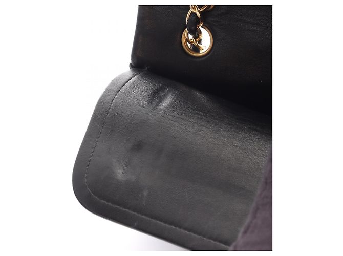 Timeless Borsa a Spalla Chanel Matelassé Double Flap Nero - vista 7