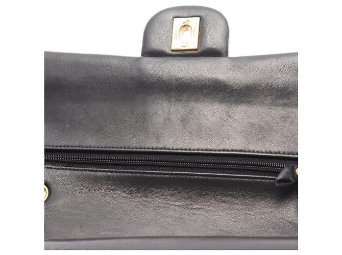 Timeless Borsa a Spalla Chanel Matelassé Double Flap Nero - vista 9