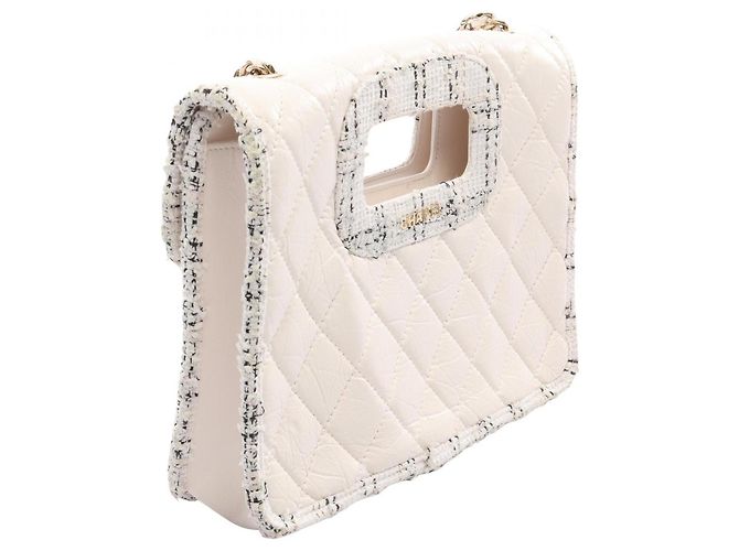 Chanel Matelassé 2-Way Shoulder Bag/Handbag Black White - view 2