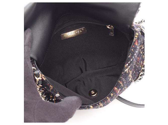 Borsa a Spalla Chanel Coco Mark Nero Multicolore - vista 3