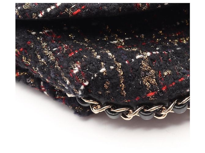 Borsa a Spalla Chanel Coco Mark Nero Multicolore - vista 7