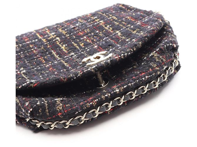 Borsa a Spalla Chanel Coco Mark Nero Multicolore - vista 8