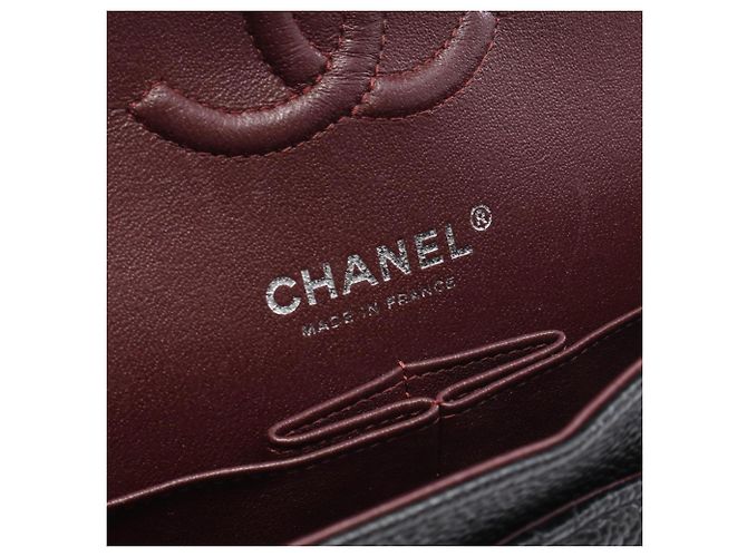 Borsa a Spalla Chanel Matelassé Double Flap Nero - vista 4