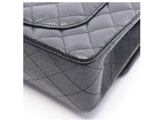 Borsa a Spalla Chanel Matelassé Double Flap Nero - vista 8