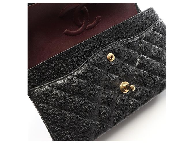 Timeless Borsa a Spalla Chanel Matelassé Double Flap Nero - vista 12