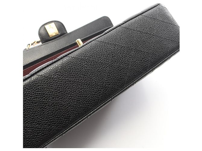 Timeless Borsa a Spalla Chanel Matelassé Double Flap Nero - vista 8