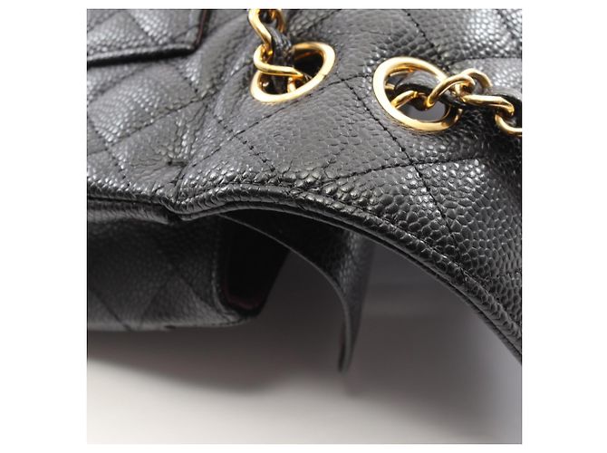 Timeless Borsa a Spalla Chanel Matelassé Double Flap Nero - vista 9