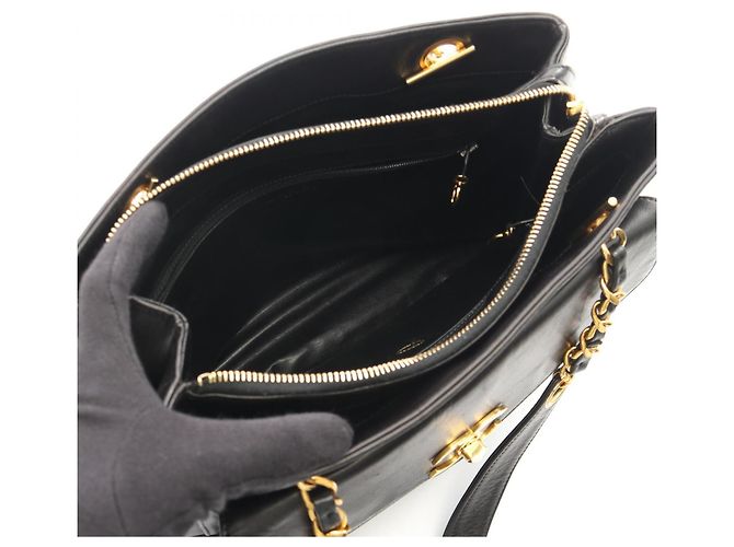 Chanel Coco Mark Tote Bag Schwarz - Ansicht 3