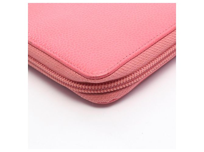 Cartera larga Chanel Coco Mark Round Rosa - vista 10
