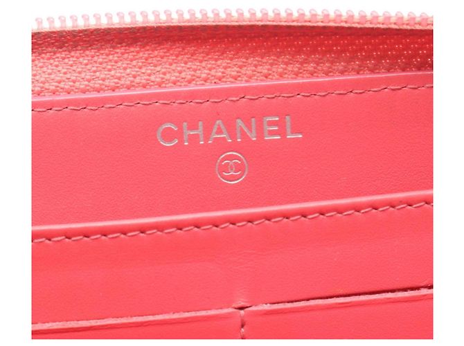 Cartera larga Chanel Coco Mark Round Rosa - vista 4