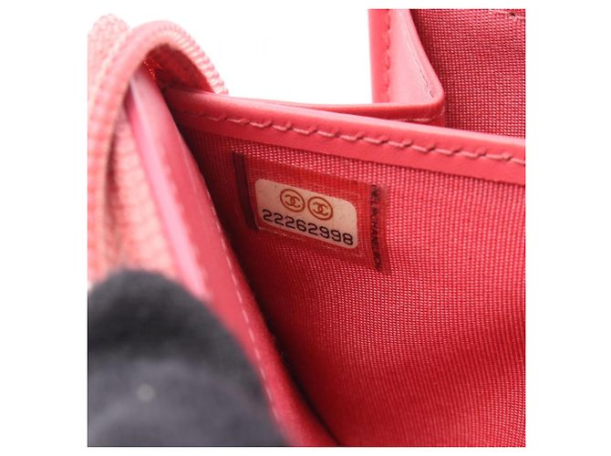 Cartera larga Chanel Coco Mark Round Rosa - vista 5