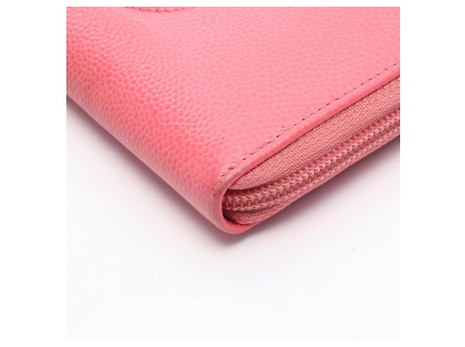 Cartera larga Chanel Coco Mark Round Rosa - vista 9
