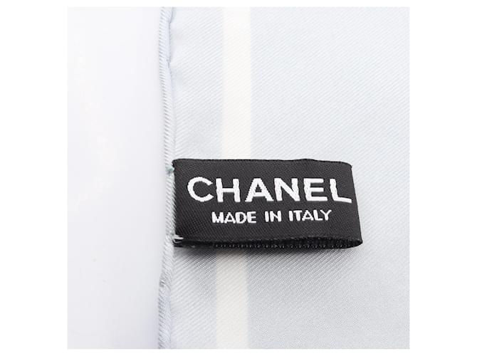 Chanel Seidenschal Blau - Ansicht 2