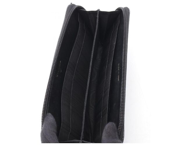 Portafoglio lungo Chanel Coco Mark Nero - vista 3