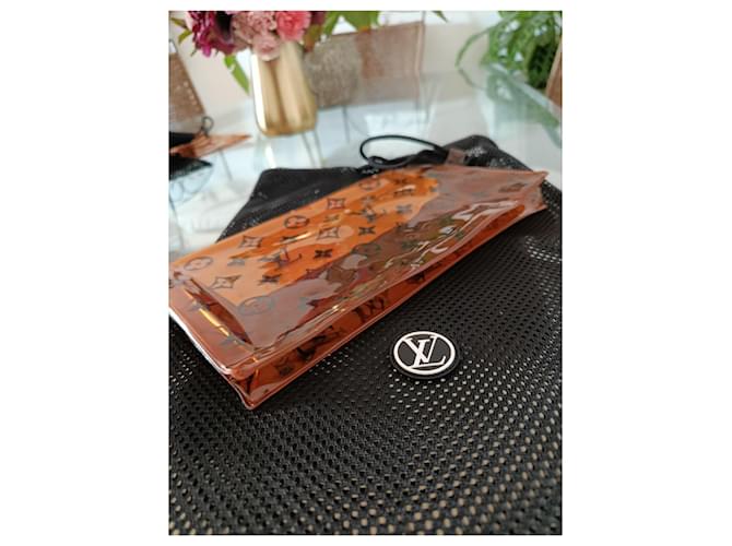 Pochette trasparente Louis Vuitton Monogram Marrone Monogramma - vista 5