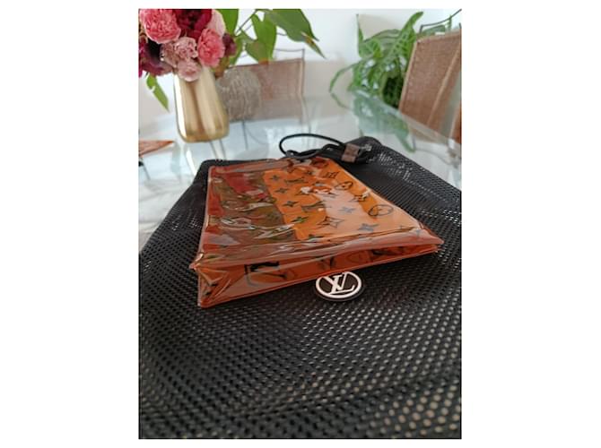 Pochette trasparente Louis Vuitton Monogram Marrone Monogramma - vista 6